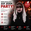 Horror Braut Nonne Maske – Halloween Kostüm & Fasching Produktbild-Vorschau 3