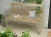 Garden Pleasure Gartenbank Sumatra 940228 braun Holz 120,0 Produktbild-Vorschau 1
