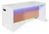 Kücheninsel 155x80x90, weiße Marmorfront, LED, 2 Steckdosen Produktbild-Vorschau 16