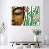 Leinwandbild buddha mit bambus 60x40 cm Feeby beige Produktbild-Vorschau 2