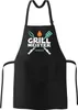 Grill-Schürze für Männer mit Name Grillmeister Parodie Produktbild-Vorschau 2