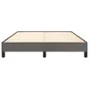 The Living Store Bettgestell Grau 140x190 cm Kunstleder Produktbild-Vorschau 5