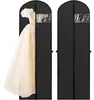 Sac de rangement pour vêtements, longueur 180 cm, lot de 2, Voir les images du produit 1