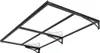 TrendLine Vordach Bordeaus Aluminium schwarz 200 x 90 cm Produktbild-Vorschau 2