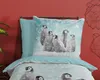 Good Morning Flanell-Bettwäsche-Garnitur Pengu Farbe Blue Produktbild-Vorschau 3