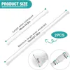 2Stück Klemmstange Für Gardinen 40-70cm Gardinenstange Ohne Produktbild-Vorschau 2