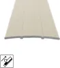 A close-up, angled view of a beige transition profile strip with a self-adhesive backing indicated by an icon. Anteprima dell’immagine prodotto