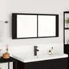 A bathroom vanity with a sink, faucet, and a mirror cabinet above it. Náhled obrázku produktu