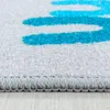 Kinder Teppich Kinderzimmer für Jungs und Mädchen Grau Produktbild-Vorschau 4
