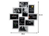 Verk 01453 cadre photo pour 10 photos 54 x 49 cm blanc Voir les images du produit 4