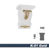 MARBET DESIGN Stuckkonsolen Styropor weiß & gold - Barocke Produktbild-Vorschau 2