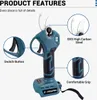 Elektrické záhradné nožnice Drillpro 500 W bezkefový motor Náhľad obrázku produktu 3