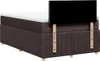 Boxspringbett mit Matratze Dunkelbraun 120x200 cm Stoff Produktbild-Vorschau 6
