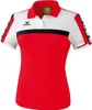 Erima CLASSIC 5-CUBES Poloshirt rot/weiß/schwarz M Produktbild-Vorschau 2