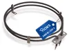 A circular heating element for an oven, with a blue tag attached. Produktbild-Vorschau