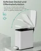 SONGMICS Kosmetikeimer, 5 Liter, Mülleimer Bad, mit Deckel, Produktbild-Vorschau 4