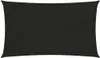 Sonnensegel 160 g/m² Schwarz 2,5x5 m HDPE Produktbild-Vorschau 1