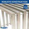 DanDiBo Sitzhocker Edelstahl Modern Wetterfest Metall Produktbild-Vorschau 3