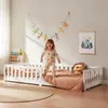 Kinderbett ’Tanna‘ Bodenbett 90 x 200 cm Montessori Bett Produktbild-Vorschau 3