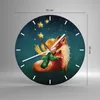 Wanduhr - Rund - Glasuhr - Klein Prinz Nov - 30x30cm - Produktbild-Vorschau 3