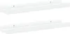 Two white shelves are shown against a white background. Anteprima dell’immagine prodotto