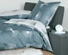 Janine Mako-Satin Bettwäsche J.D. 87073 blaugrün 240x220 cm Produktbild-Vorschau 1