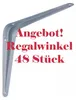 48 Stück Regalwinkel Stahlwinkel Konsole Träger im Großpack Produktbild-Vorschau 1