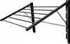 Suszarka ścienna łazienkowa 80 cm czarna metalowa naścienna Podgląd zdjęcia produktu 2