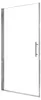 Duschspa Duschtür 70x180cm Nischentür Chrom Pendeltür 5mm Produktbild-Vorschau 1