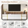 Merax Luxus-TV-Schrank mit Goldkanten, TV-Lowboard mit 4 Produktbild-Vorschau 5