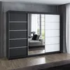 Schwebetürenschrank 200 cm, 3-türig, mit Spiegel & 4 Produktbild-Vorschau 1