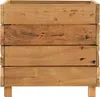 vidaXL Zvýšená posteľ 50x40x38 cm Teakové drevo a oceľ Náhľad obrázku produktu 3