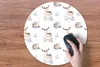 MuchoWow® Mauspad Mousepad Winter - Weiß - Tiere - Muster Produktbild-Vorschau 3