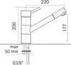 AquaCucina 40008-00 Küchenarmatur Pepper mit Produktbild-Vorschau 2