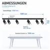 MasterLED Deckenstrahler LED GU10 schwarz matt schwenkbar Produktbild-Vorschau 4