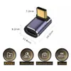 USB4 USB-C 4k OTG adattatore presa angolo 90° per monitor Anteprima dell’immagine prodotto 2