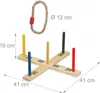 Relaxdays Ringwurfspiel, Holzwurfspiel für Kinder & Produktbild-Vorschau 4