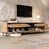 Merax TV Lowboard mit 2 Schubladen und 2 Klapptüren, Produktbild-Vorschau 5