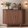 VASAGLE Sideboard mit Schiebetüren und Abgerundeten Ecken, Produktbild-Vorschau 6