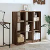 vidaXL Regál na knihy Hnědý dubový vzhled 102x32x108 cm Náhled obrázku produktu 3