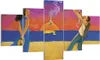 Bild auf Leinwand - Leinwandbild - 5 Teile - Symbol Liebe Produktbild-Vorschau 1