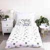 Jerry Fabrics Bavlněné povlečení 100x135 Králík bílá šedá Náhled obrázku produktu 3