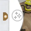 A vacuum cleaner bag and a vacuum cleaner are shown, with a graphic indicating cleanliness. Voir les images du produit