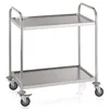 Carrello di servizio in acciaio inox, 2 ripiani Anteprima dell’immagine prodotto 2