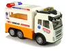 Lean Toys Krankenwagen Batterie Auto Lichter Sounds Produktbild-Vorschau 4