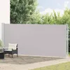 vidaXL Bočná výsuvná markíza 180x600 cm sivá Náhľad obrázku produktu 2