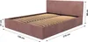 Muralo POLSTERBETT für Schlafzimmer Polsterbett mit Produktbild-Vorschau 2