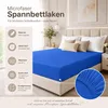 Microfaser Marke Spannbettlaken  120 x 200 cm + 30 cm Produktbild-Vorschau 3