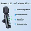 2 microfoni lavalier wireless, clip-on, per smartphone, Anteprima dell’immagine prodotto 7