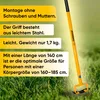 TORNADICA Holländische Hacke Gartenhacke 140cm Produktbild-Vorschau 3